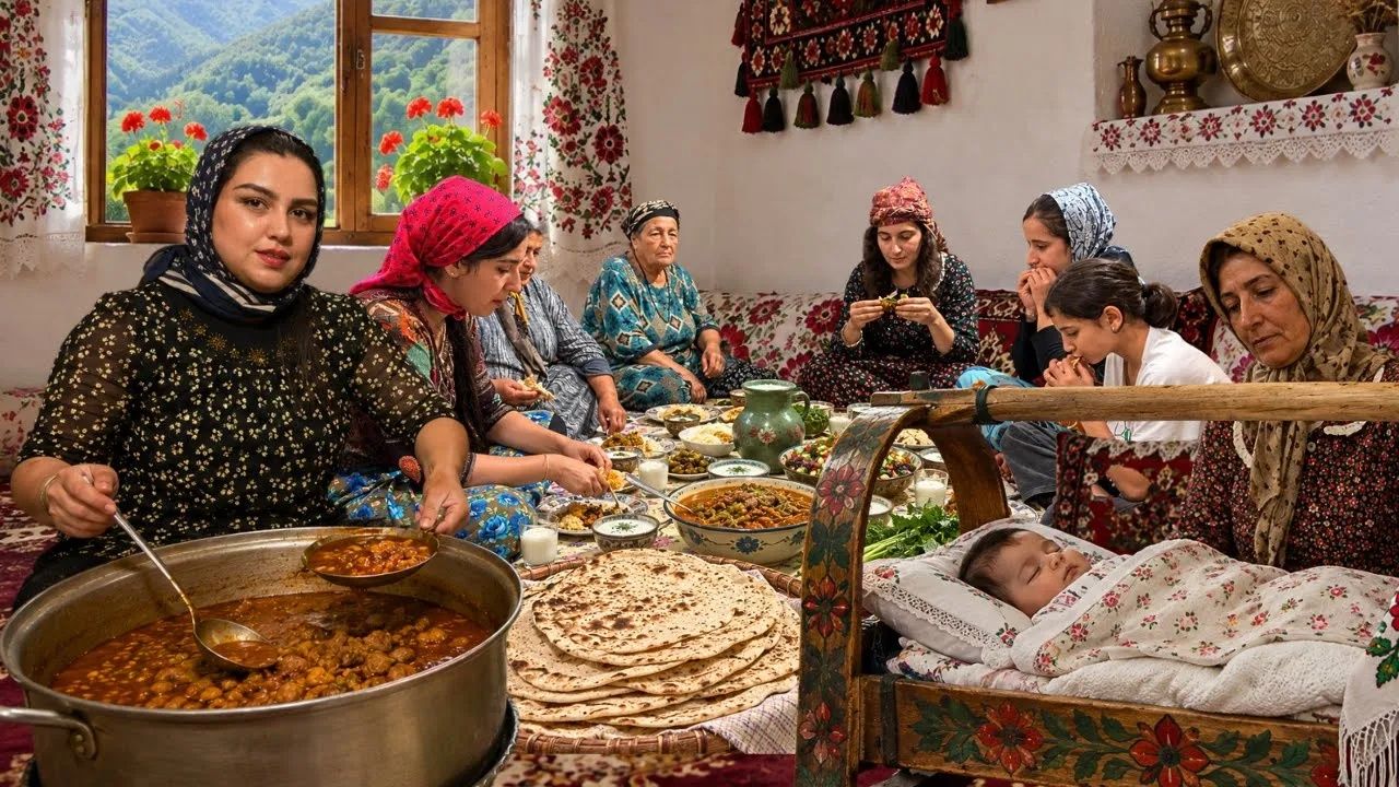 Деревня Индия. Real Village Life In Iran ｜ Grandma’s Cooking, Old Baby Cradle & Fresh Garden  Beans