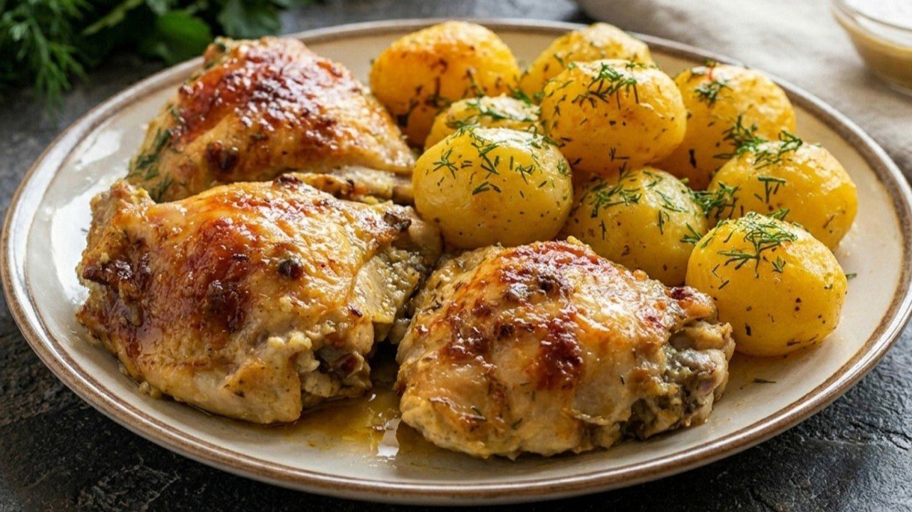 Самые сочные запеченные куриные бедра с картофелем. Рецепт, который обязательно стоит попробовать!