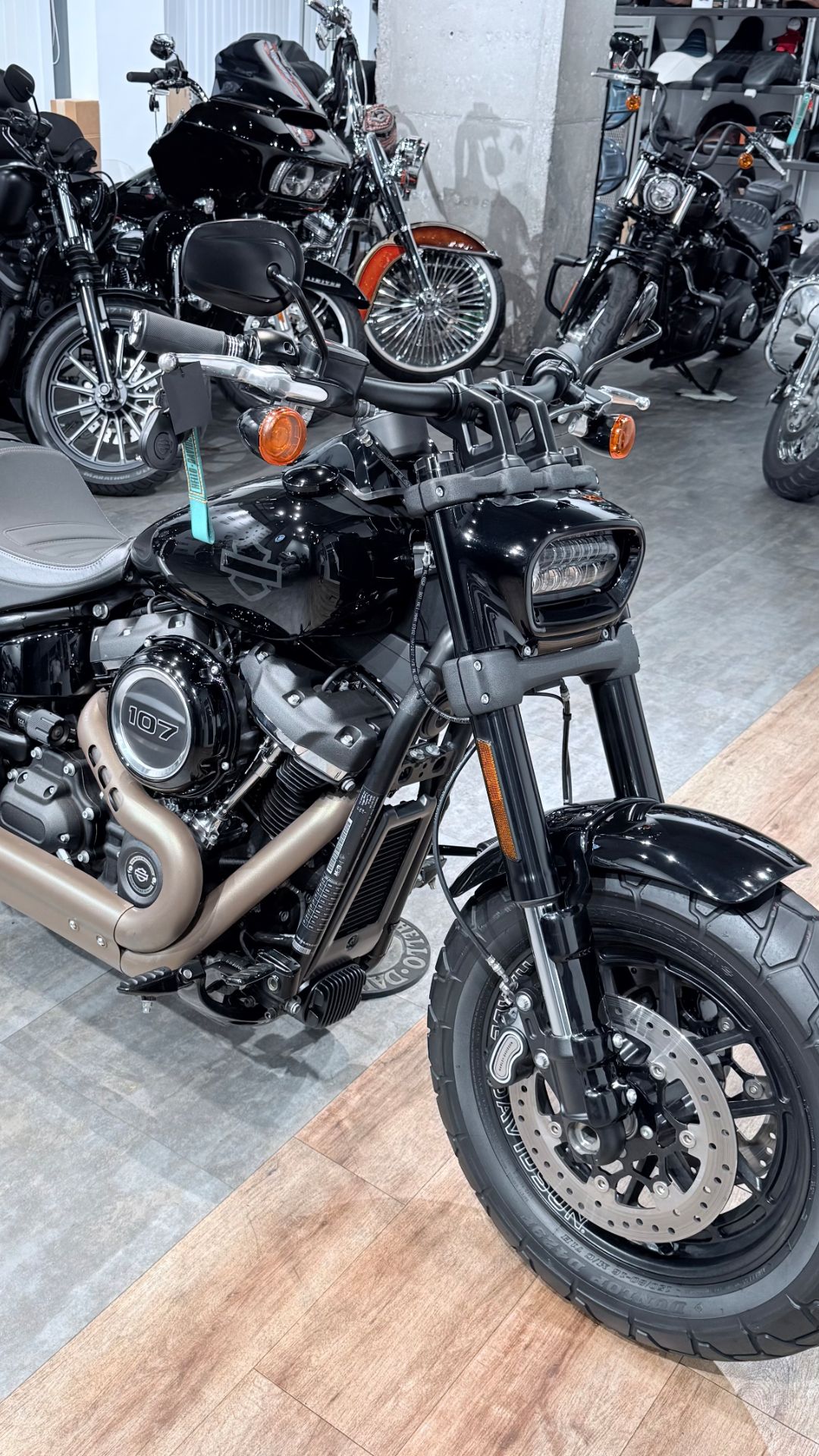 + 2018 HD Fat Bob 107 ABS Vivid Black 2K (VIN 5HD***7554)