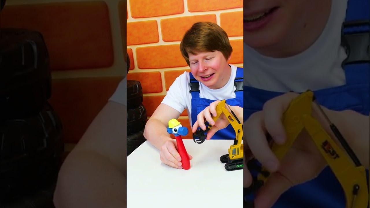 Ура! Огромный экскаватор #машинки #игрушки #ойсломалось