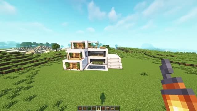 Как построить современный дом в Майнкрафт?! Minecraft!