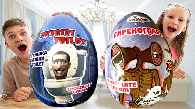 Яйца СЮРПРИЗЫ - Сиреноголовый, Скибиди Туалет, Демогоргон, Майнкрафт, Хагги Вагги ВСЕ СЕРИИ ПОДРЯД