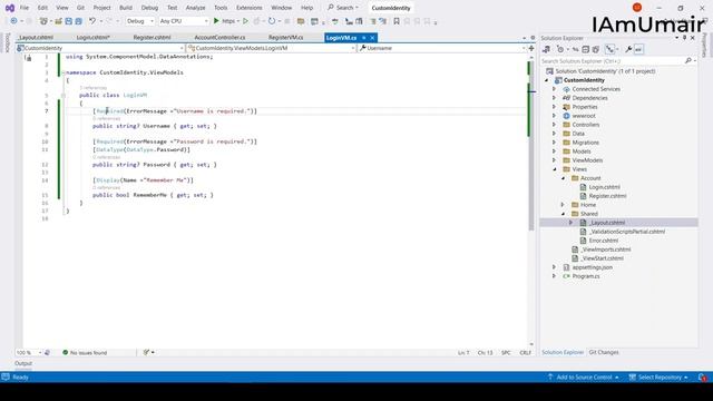 Custom Identity In Asp.Net Core MVC | Login And User Registration | .Net 8