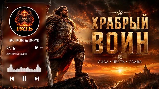 Рать Храбрый Воин _ Победи Врага Внутри Себя! Мощная Славянская Мотивация