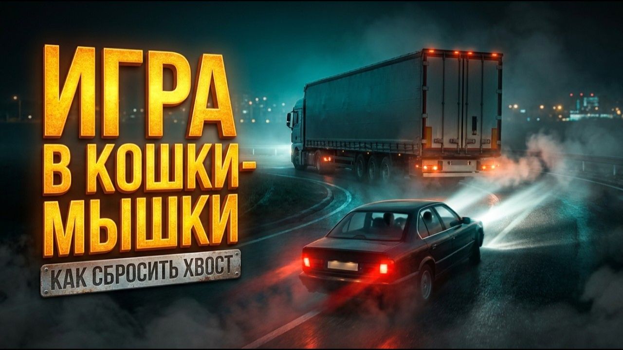 Истории дальнобойщиков | Его фуру пасли с самой базы — как он сбросил хвост