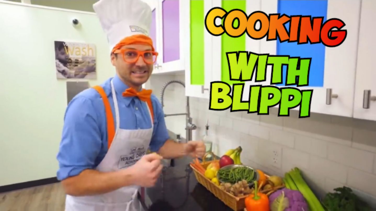 Baking With Blippi / Educational Food Video 🧑🍳