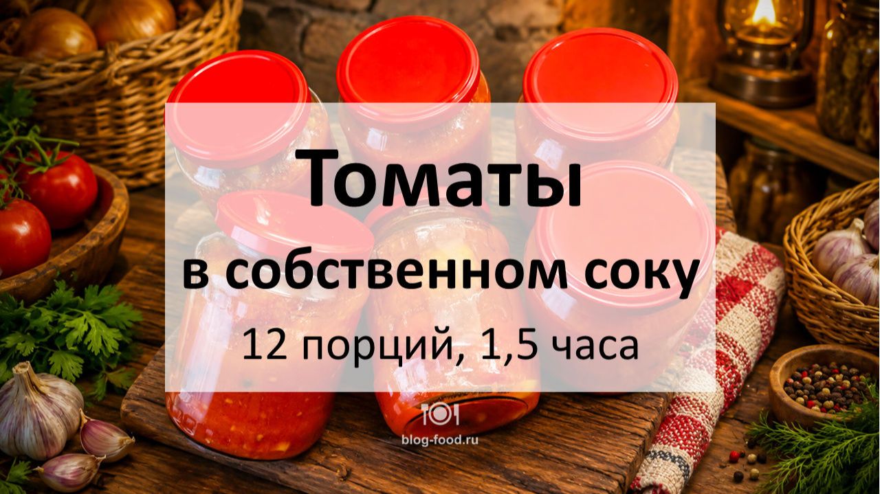 Томаты в собственном соку