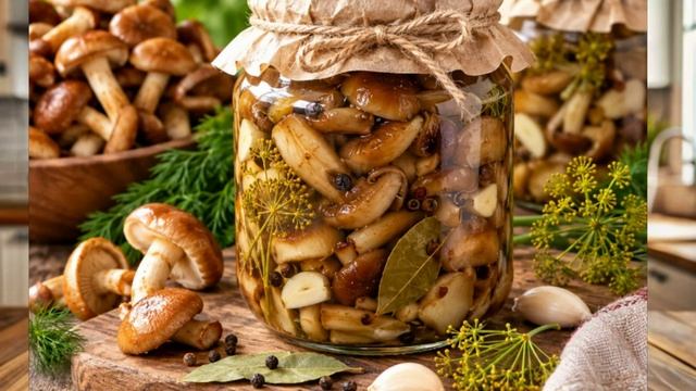 Маринованные опята с уксусом на зиму — простой рецепт