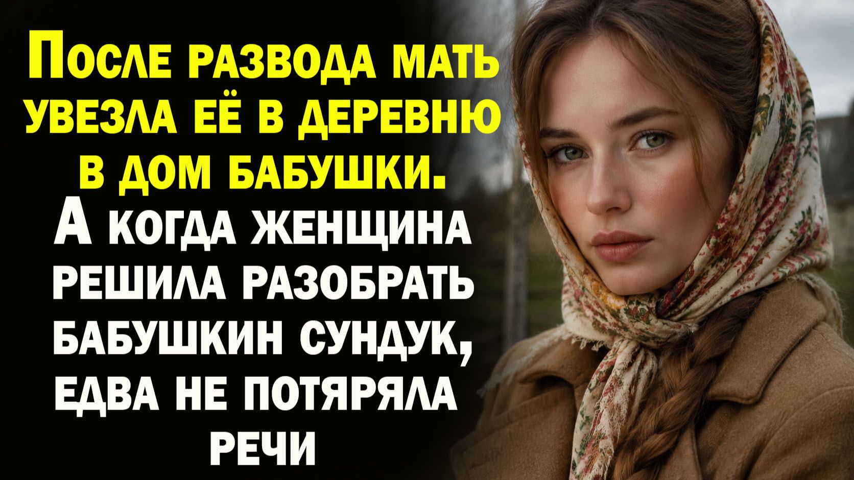 После развода мать увезла ее в деревню. А едва женщина открыла сундук бабушки... | РАССКАЗ
