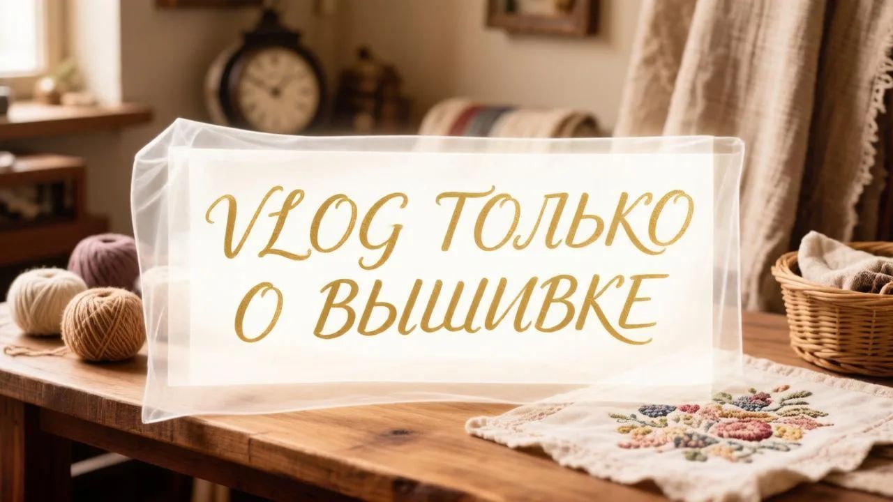 VLOG: только о вышивке