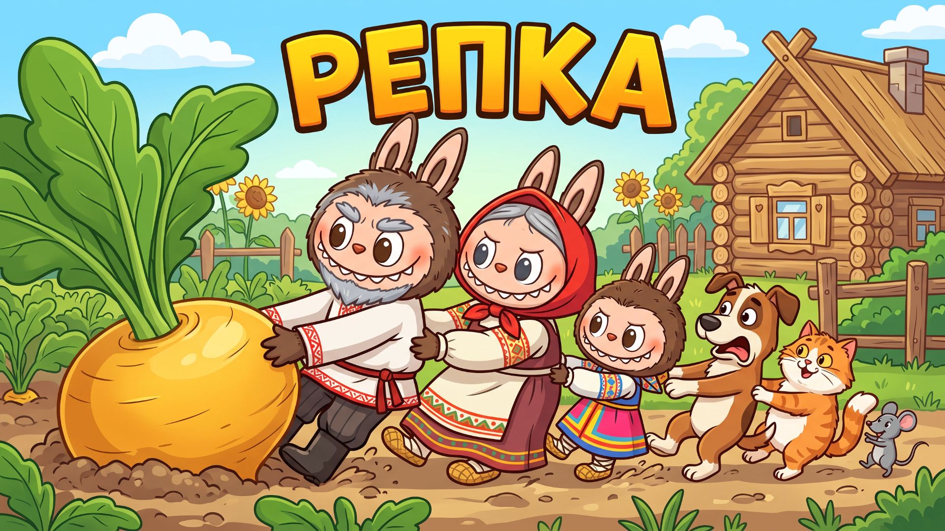 🌱 РЕПКА | Русская народная сказка | Мультфильм для детей 🥕🐭