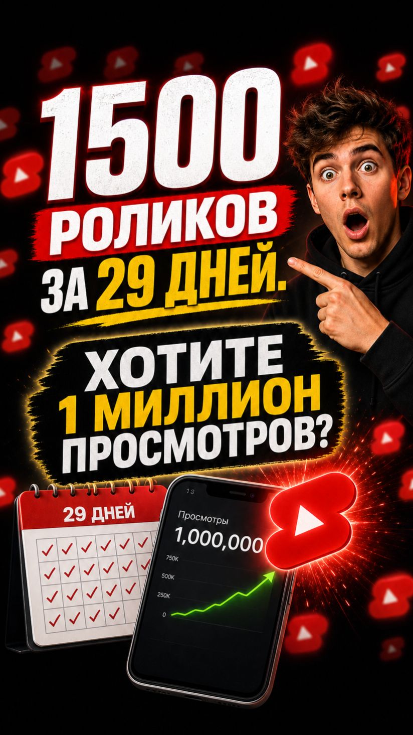 Контент завод, гарантированные просмотры для вашего бизнеса.