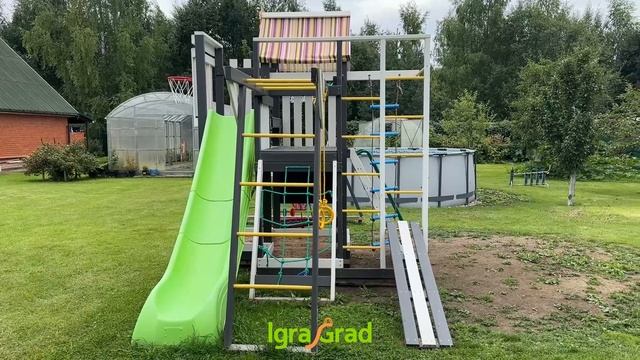 Видеообзор детской площадки «IgraGrad Х4 (без трубы)»