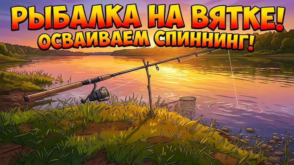 Рыбалка со спиннингом на Вятке