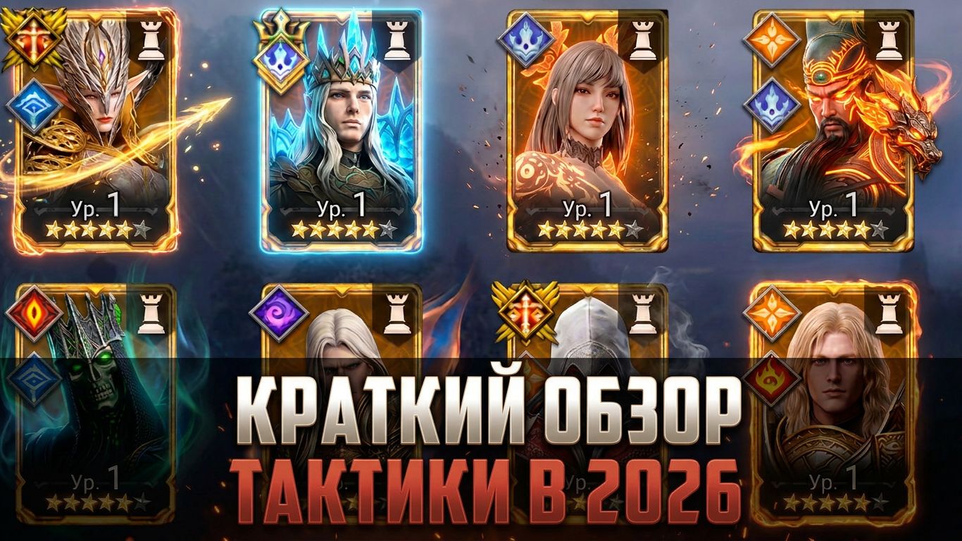 КРАТКИЙ ОБЗОР ТАКТИКОВ 2026 ДЛЯ НОВИЧКОВ  #watcherofrealms