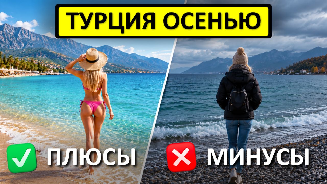 ТУРЦИЯ осенью: 7 ПЛЮСОВ и 3 МИНУСА, которые могут испортить ваш отдых