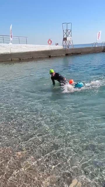 "Palmira Swim Race 2026" Финиш 10 km. Абсолют - серебро. Результат 02.51.05.1. г. Ялта. 05.09.26.
