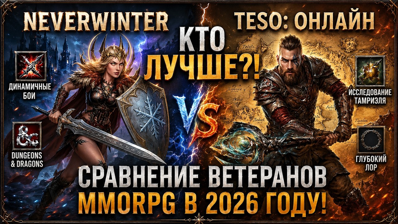 Neverwinter или ESO | Два мира, одно приключение - что выбрать в 2026 году? #Neverwinter #eso