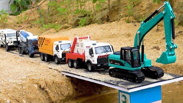 Мультик для детей  про строительные машины и грузовики