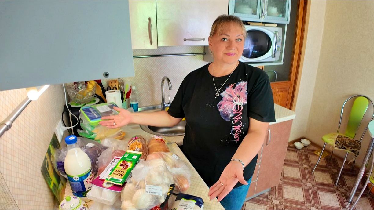 Распаковка продуктов на 3500 рублей г. Омск