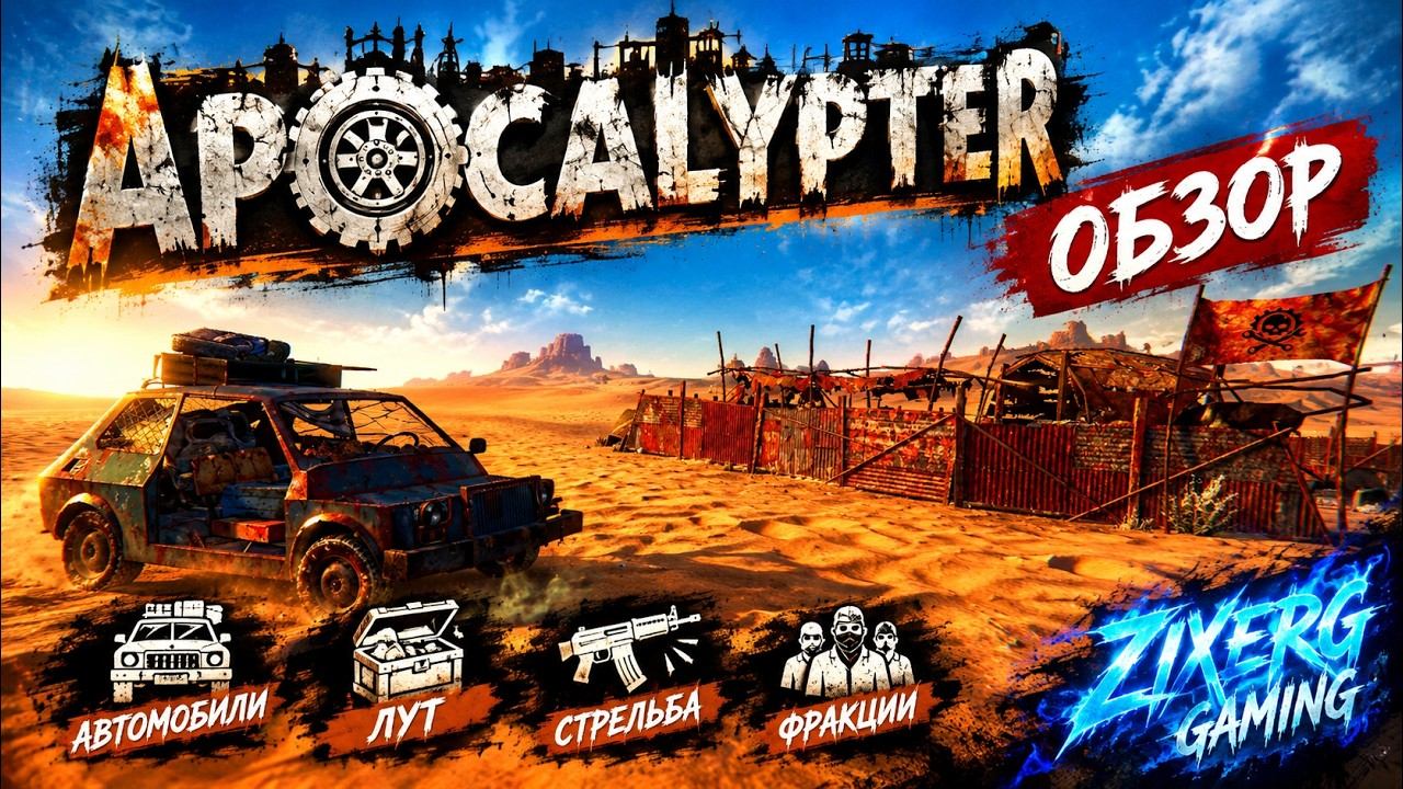 БЕЗУМНЫЙ МАКС НА МИНИМАЛКАХ! Смесь Car Mechanic и выживания | Обзор демо Apocalypter