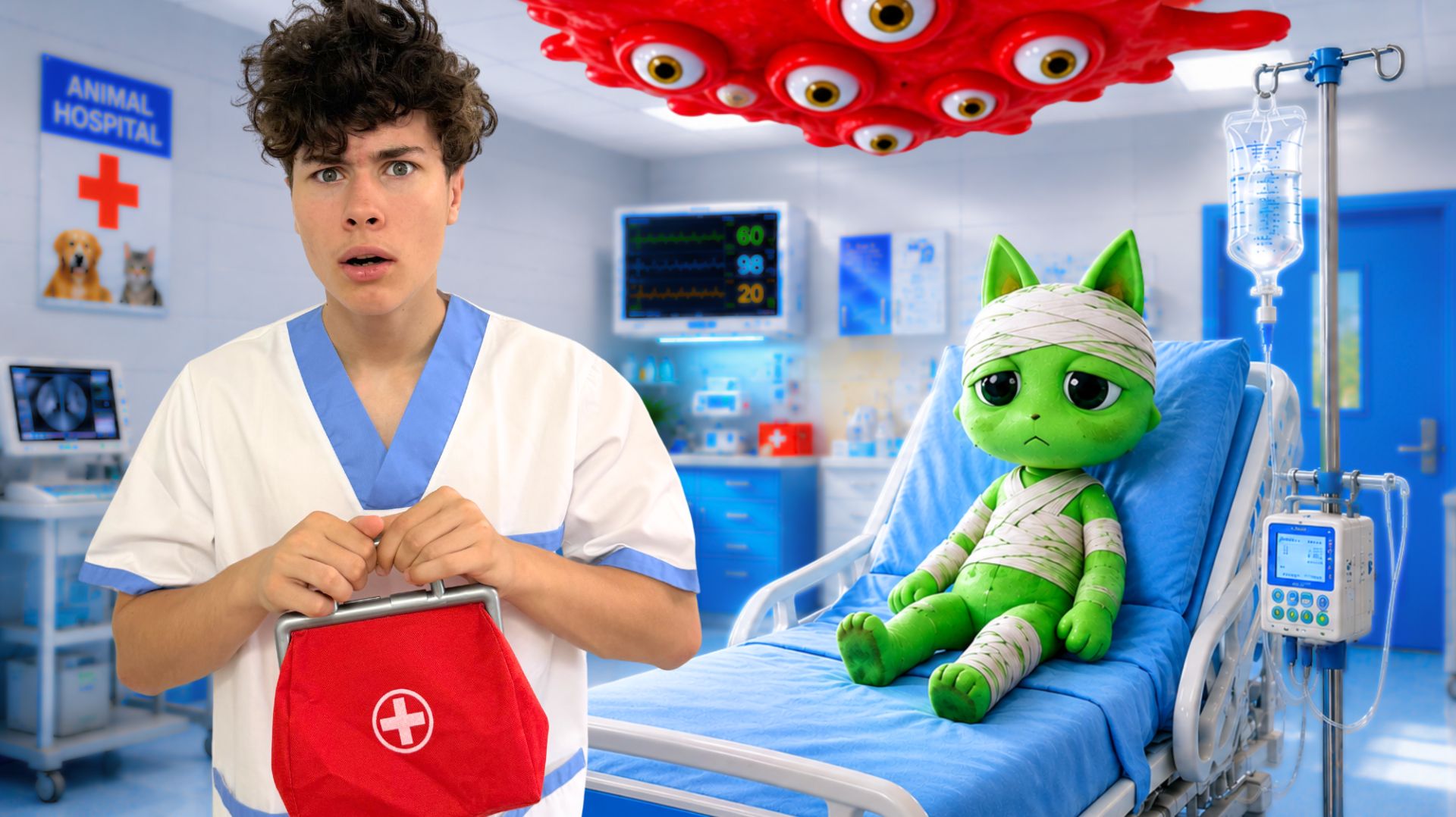 ROBLOX Animal Hospital: Мы стали врачами в реальной жизни! - смотреть ...