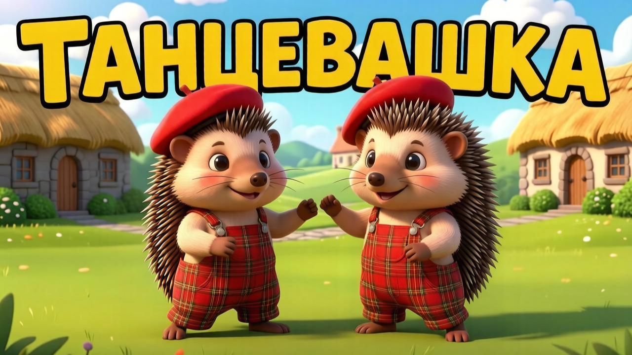 Танец Ежиков! 🦔Веселая детская зарядка-повторялка с Ежиками | Мультик 0+