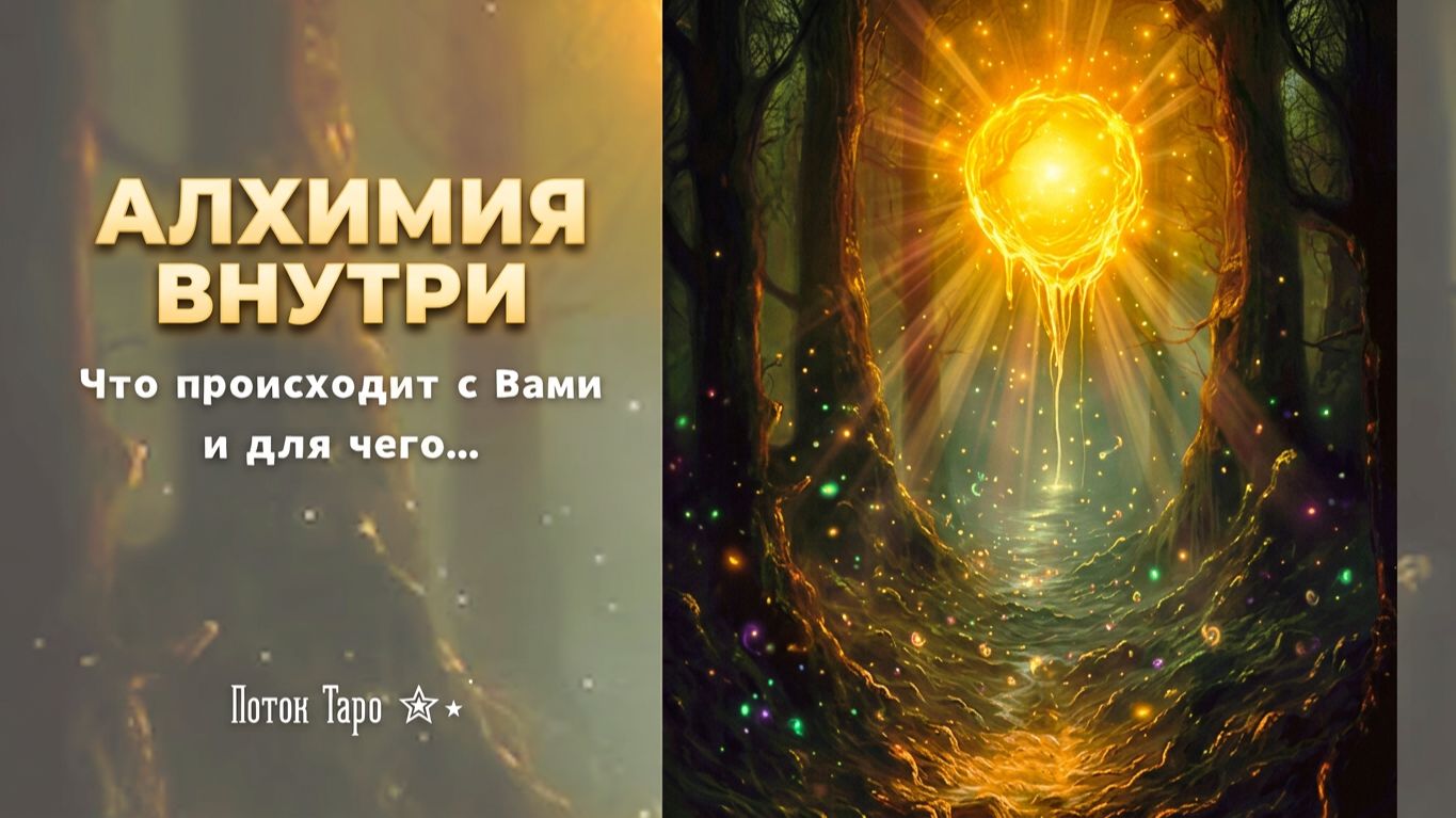 АЛХИМИЯ ВНУТРИ. Что с Вами происходит и для чего. Поток Таро