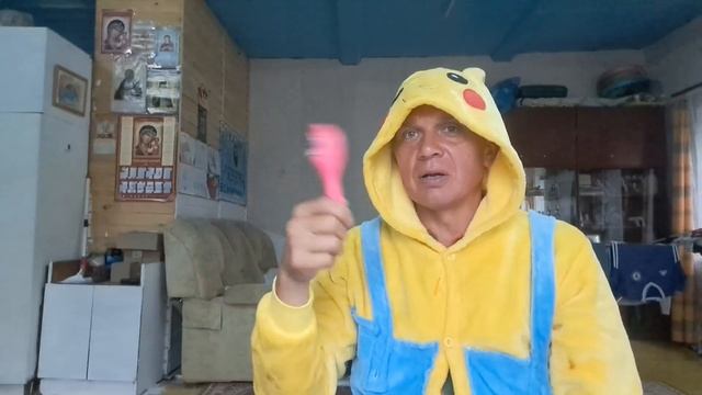 Pikachu's Orange Balloon Popped.
