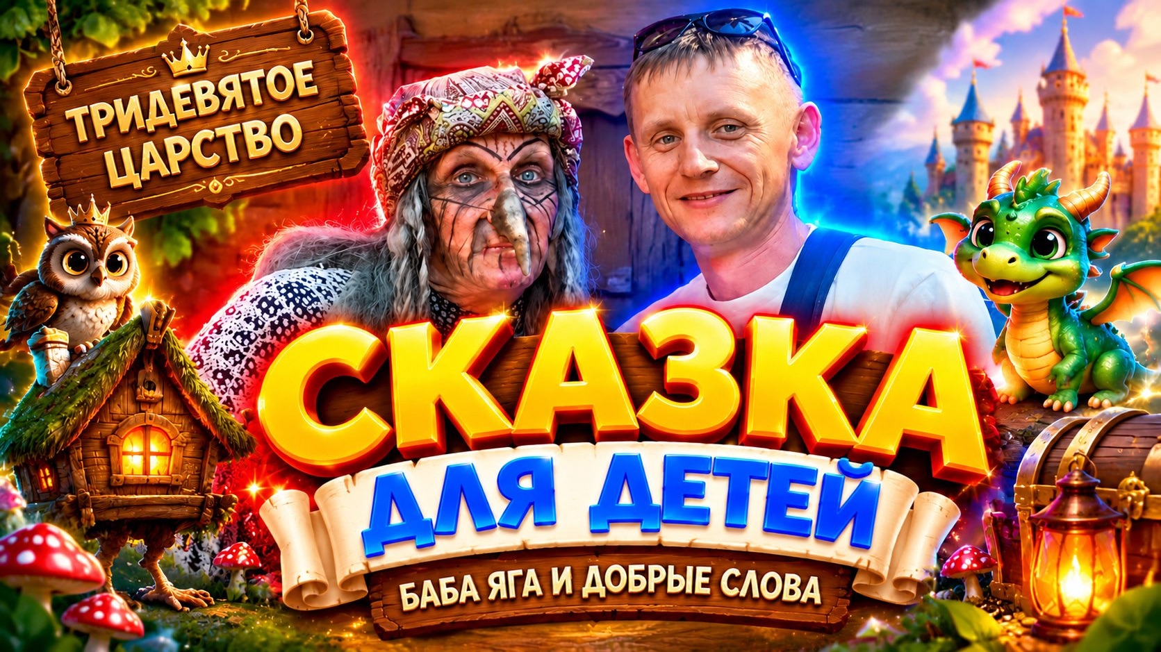 Сказка для детей | Баба-Яга и добрые слова