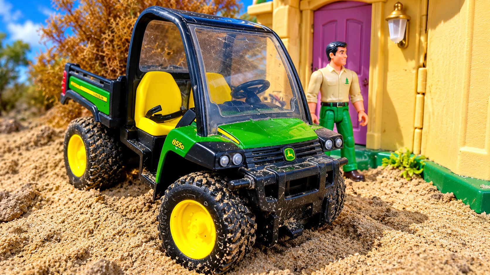 Мультик про Машинки - Спецтехника Bruder спешит на помощь! 🚜 Экскаватор, Самосвал и Кран