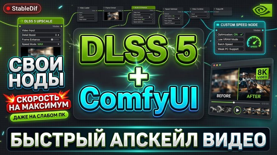 DLSS 5 ComfyUI узлы