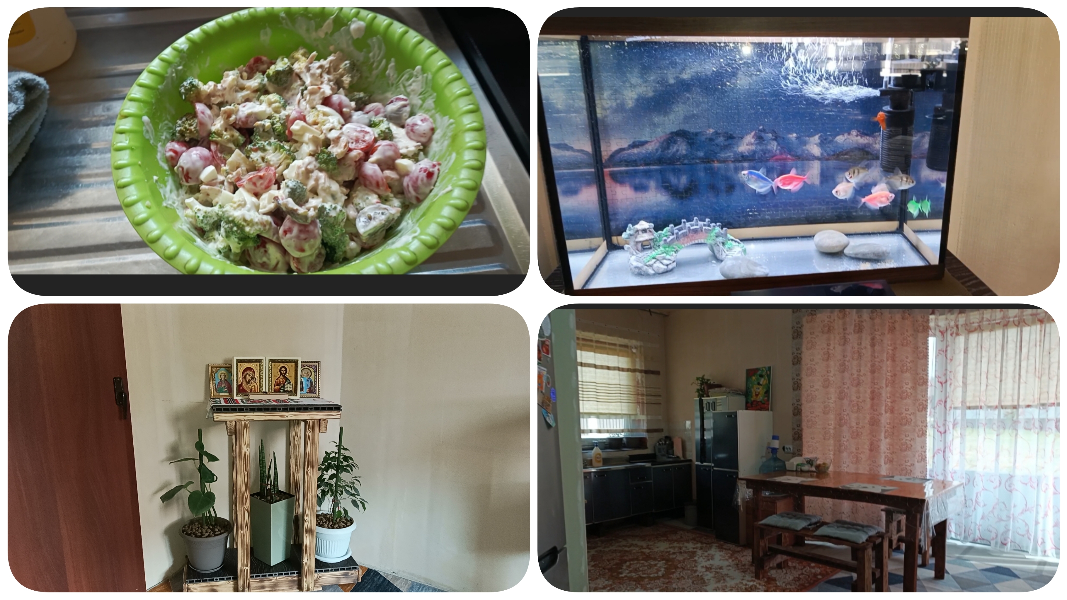 Папа сделал новую полку. Генеральная уборка в доме. Очень вкусный салат с брокколи 🥦