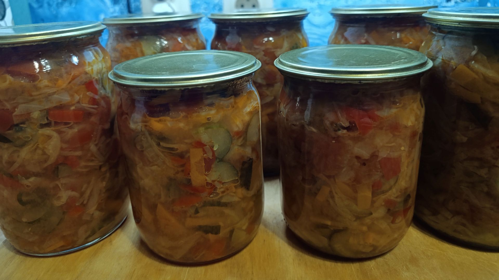 Консервация : Кубанский салат / Preservation: Kuban Salad
