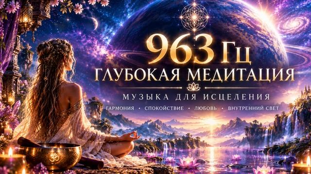 963 Гц 🌌 ВХОД В ДРУГОЕ СОСТОЯНИЕ | Глубокая Медитация