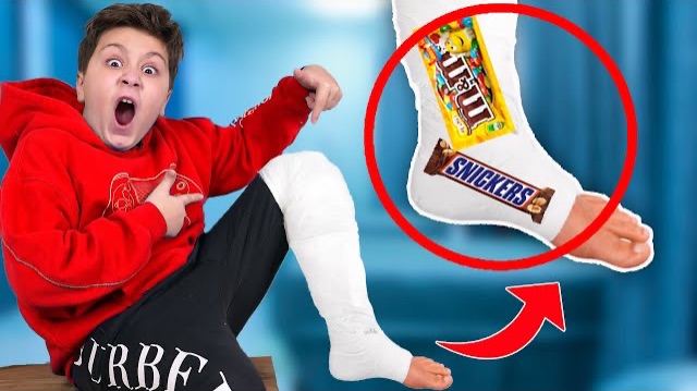 7 СПОСОБОВ ПРОНЕСТИ СЛАДОСТИ В БОЛЬНИЦУ! 🍫 Пранк над вредной медсестрой!