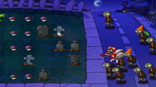 Plants Vs. Zombies Walkthrough - Survival: Night