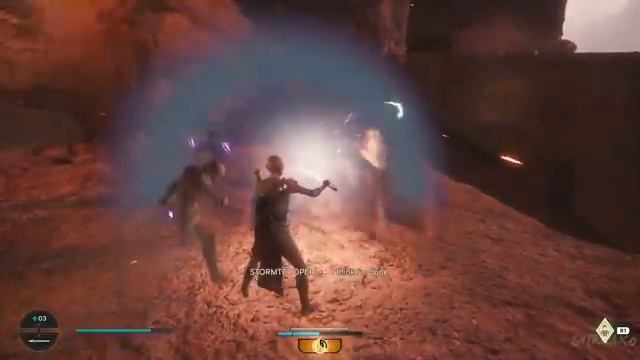 Jedi Master Destroys Empire Army Scene (Star Wars Jedi Survivor)