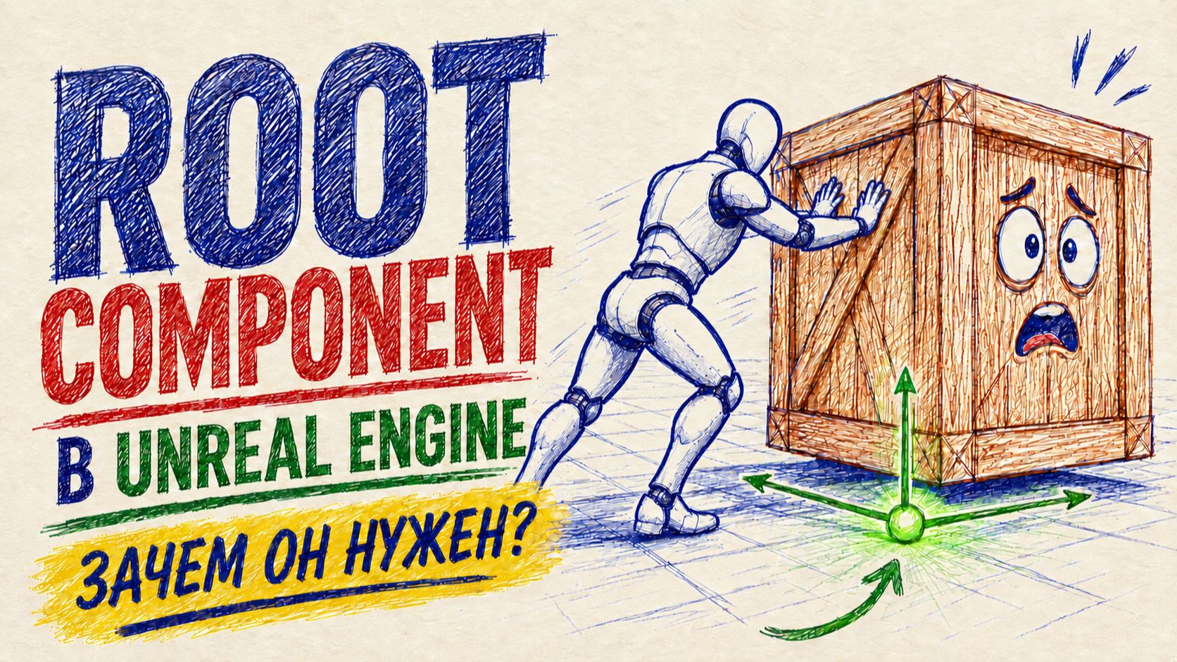 Что такое Root Component (корневой компонент) в Unreal Engine? | Конспекты по UE5
