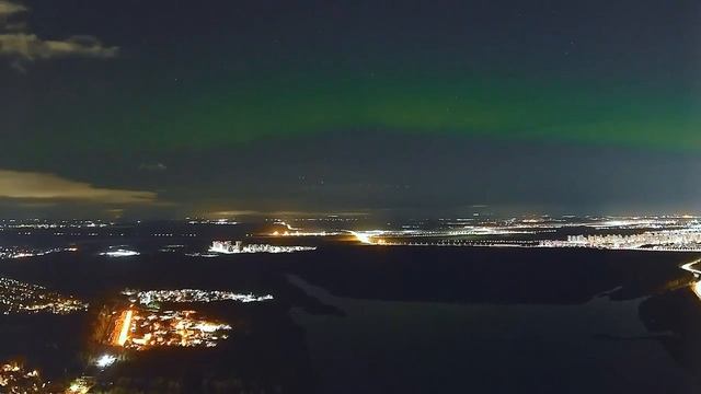 Северное Сияние  в Санкт-Петербурге