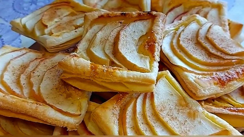 СЛОЙКИ С ЯБЛОКАМИ 😋👍