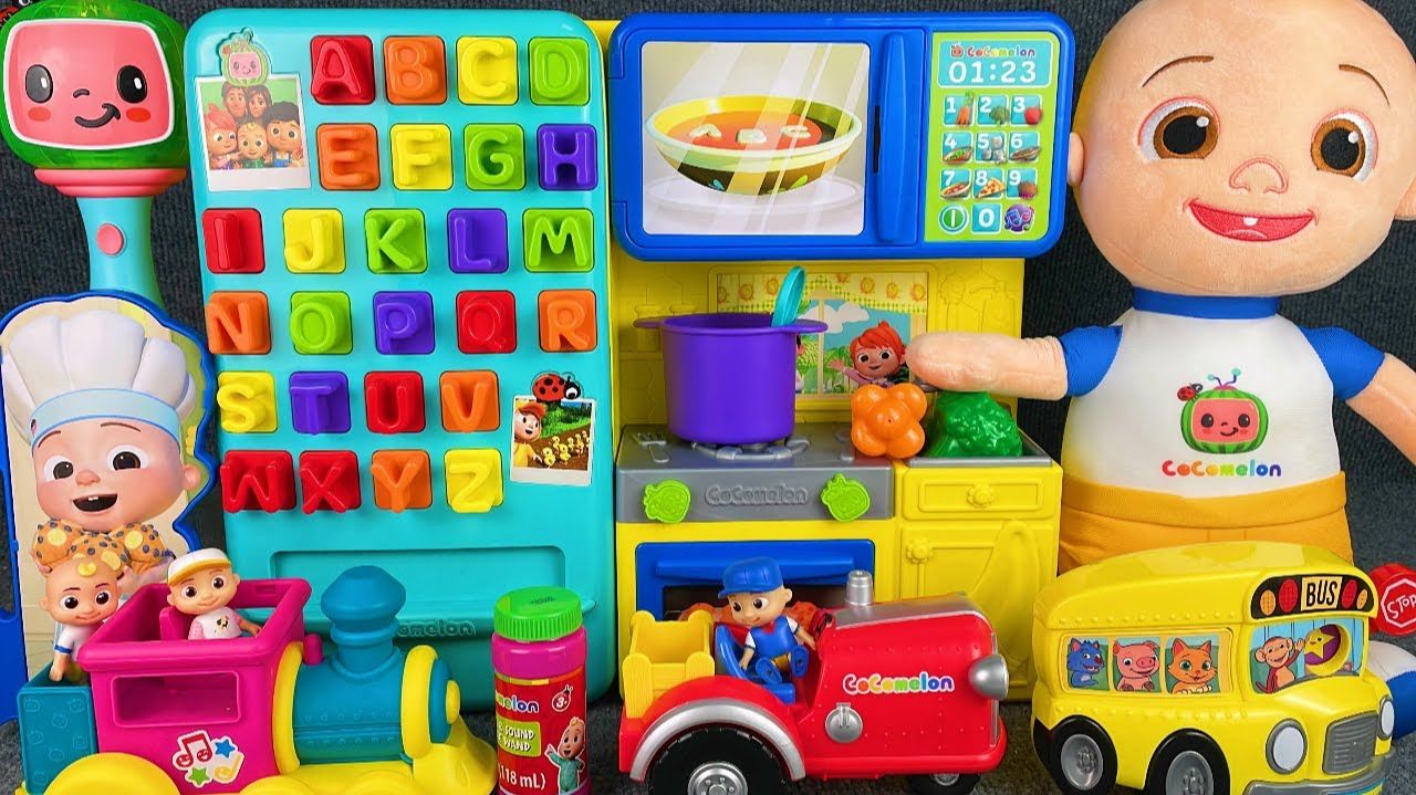 Игровой набор «Кухня». Распаковка и Обзор ярких игрушек! Мультики для детей смотреть!