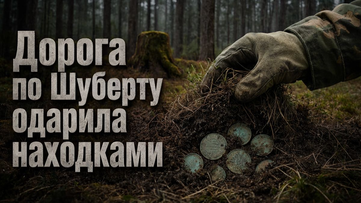 Старая лесная дорога поделилась находками