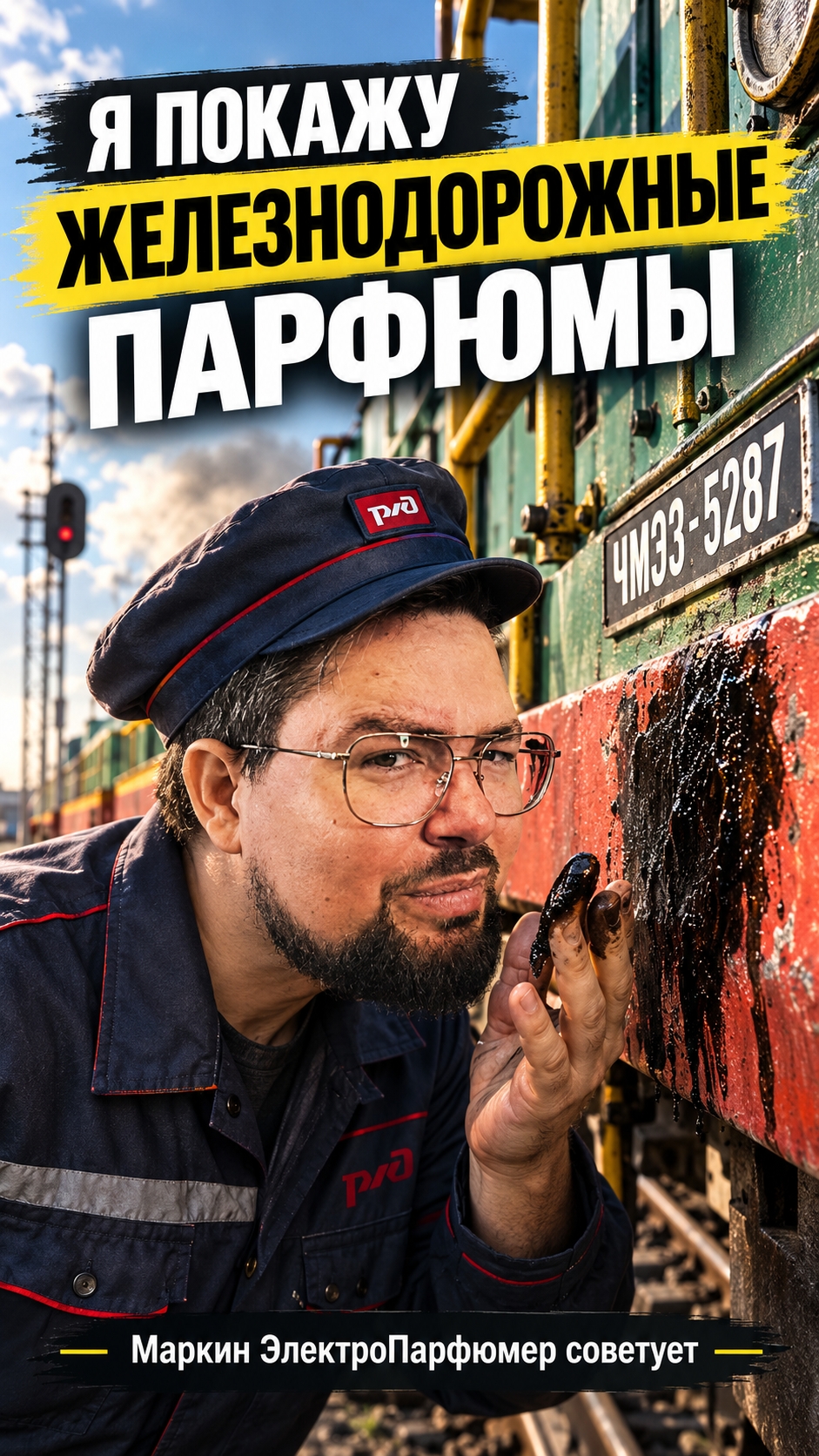 Ищешь парфюм с запахом железной дороги? Я подскажу!#железныедороги #парфюм #ржд #электропарфюмер