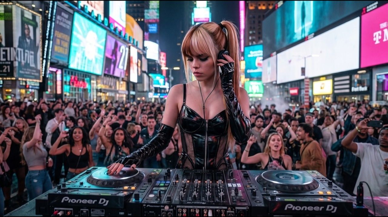 Dark Tech House 2026  Times Square After Midnight  Hypnotic DJ Mix