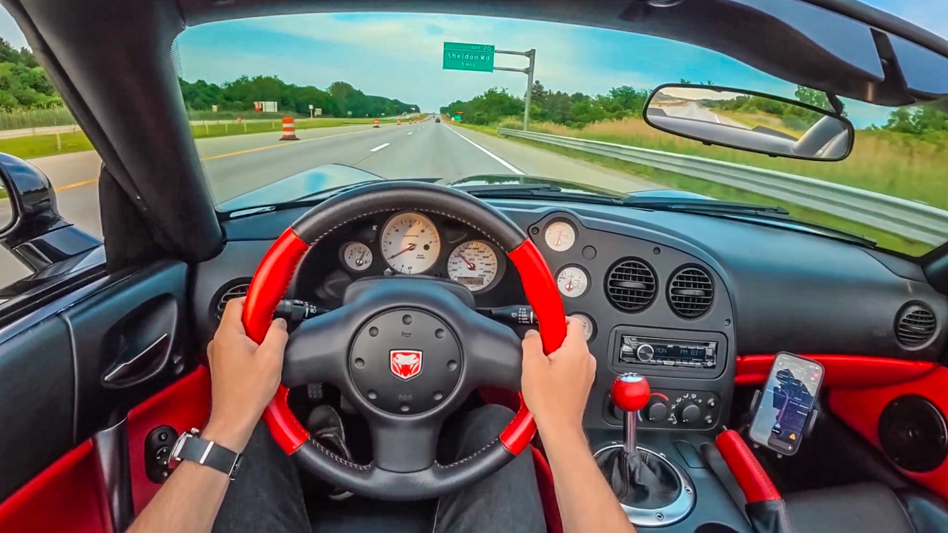Dodge Viper SRT-10 2004 POV DRIVE в 4К!