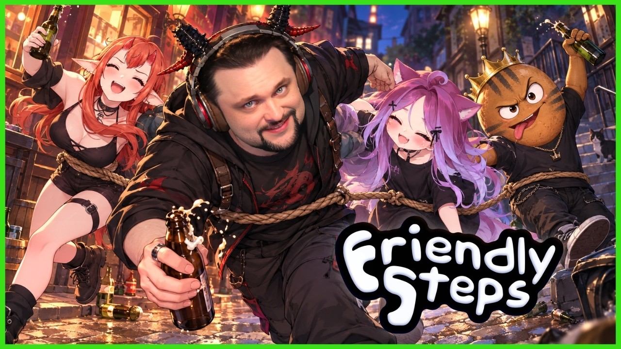 МЫ НАПИЛИСЬ И ИДЕМ ДОМОЙ!   Friendly Steps