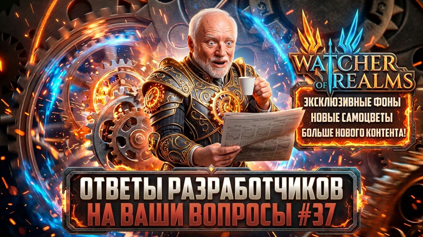 НОВЫЕ ГЕРОИ ДЛЯ НОВОГО КОНТЕНТА, НОВЫЙ КОНТЕНТ ДЛЯ НОВЫХ ГЕРОЕВ ОТВЕТЫ РАЗРАБОВ №36 #watcherofrealms