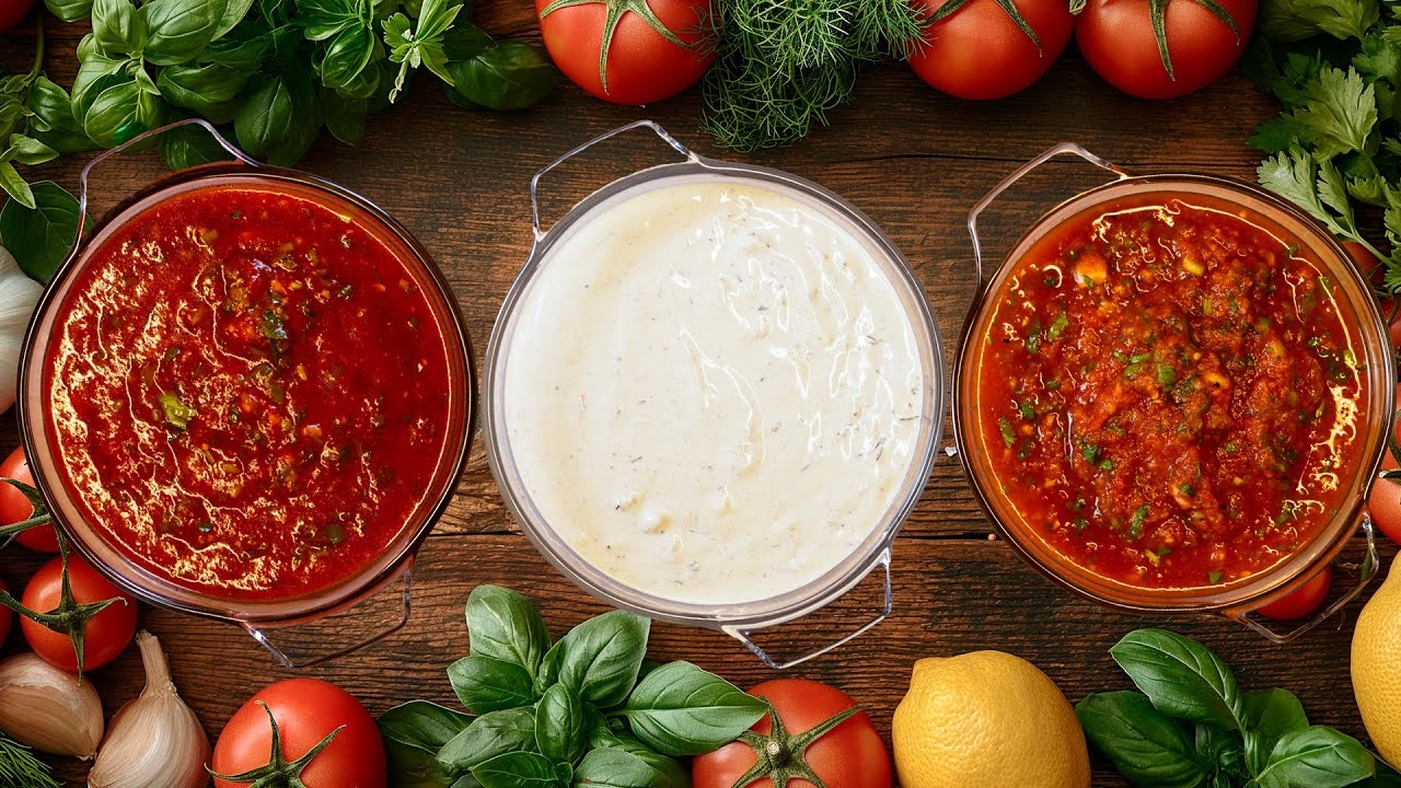 Три  вкуснейших рецепта! Соусы к шашлыку.