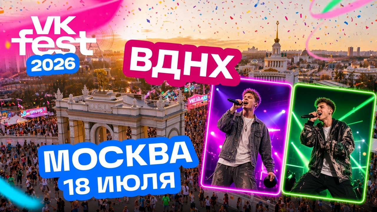 ПОШЛИ НА ВК ФЕСТ 2026 НА ВДНХ: Прогулка, вайб, толпы людей и тот самый секретный гость